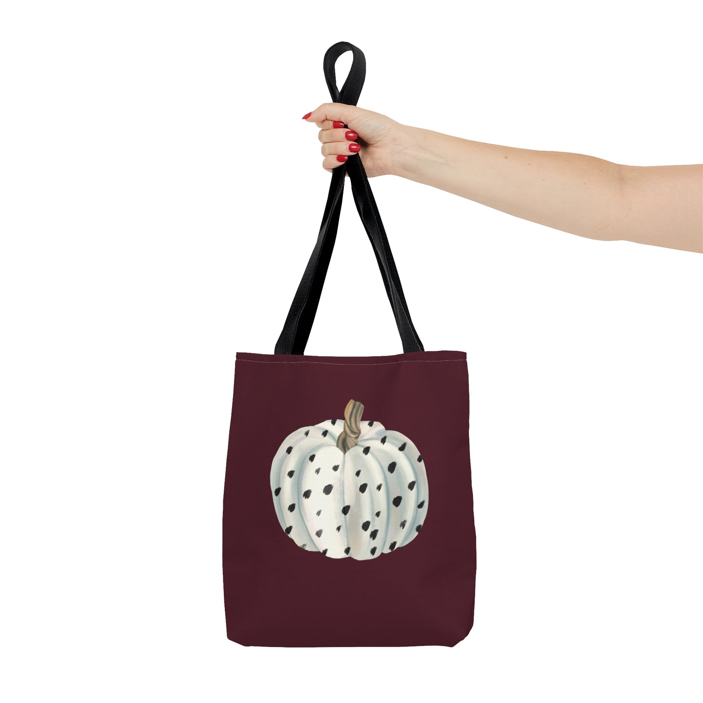 Polka Dot Pumpkin Tote