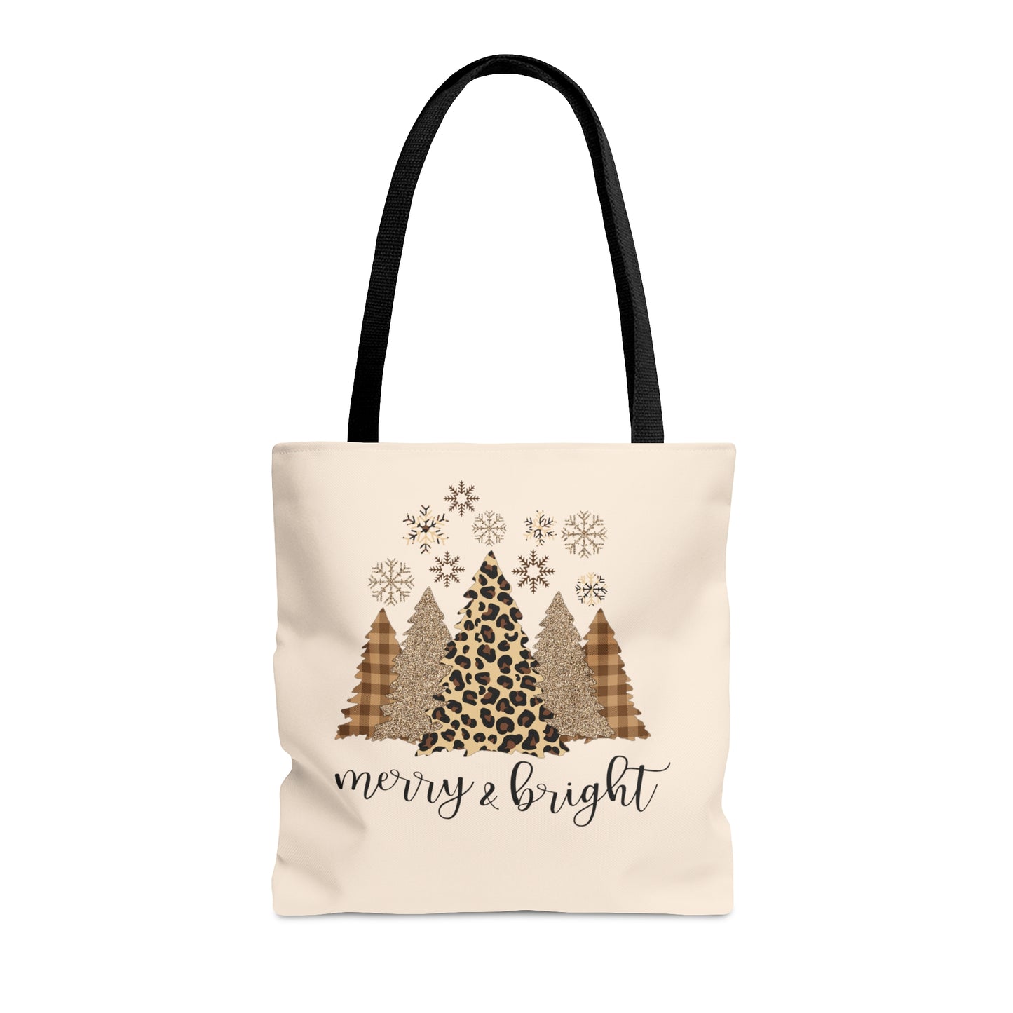 Leopard Print Trees Tote Bag