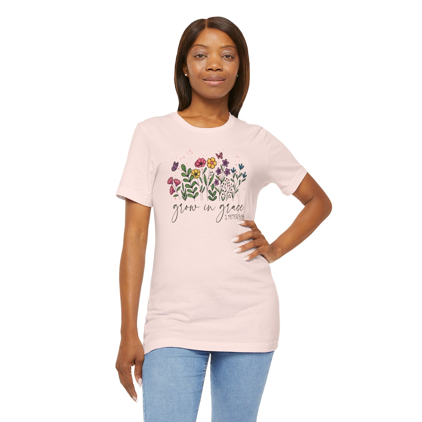 Floral Tee - Grow in Grace Women's T-Shirt