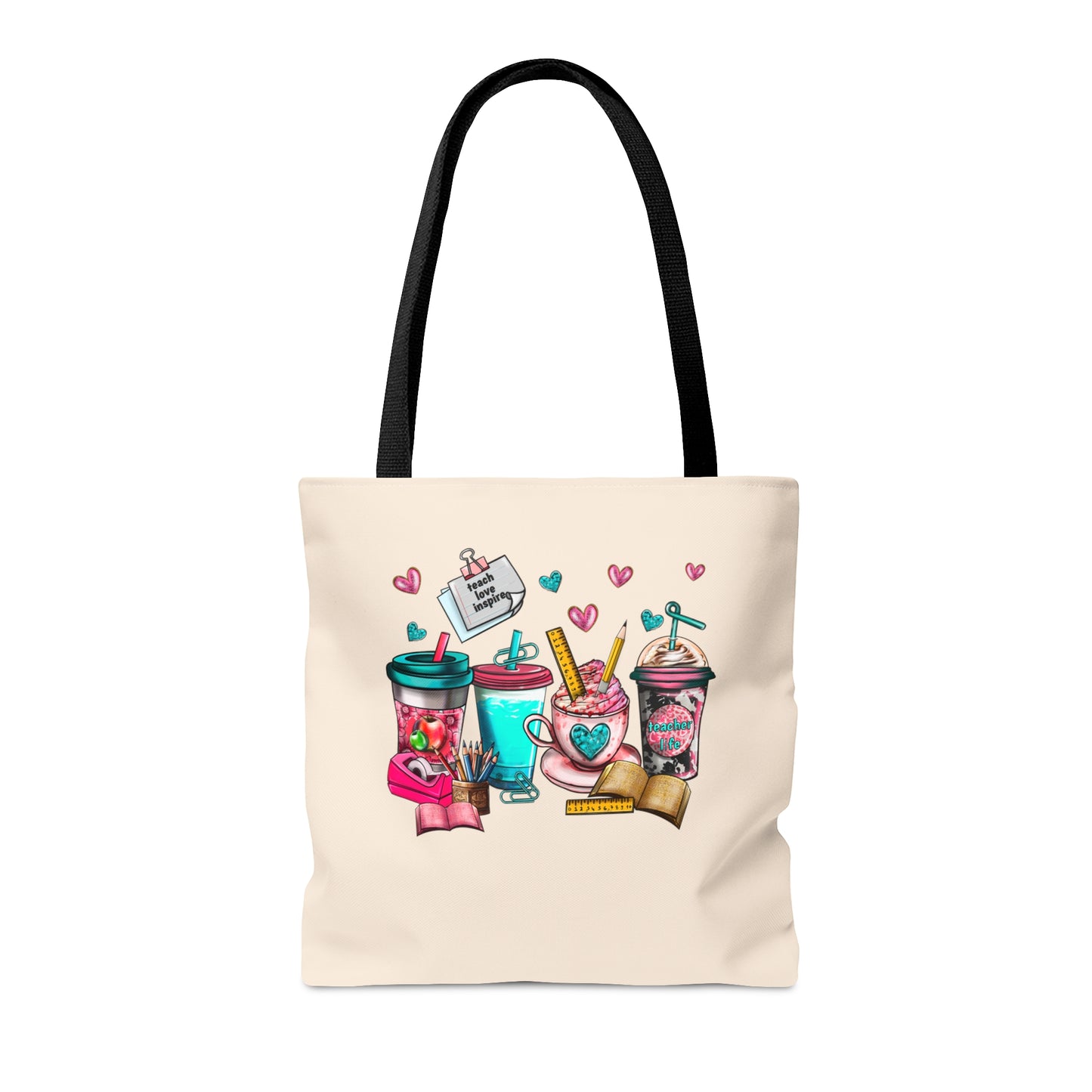 Caffeinate and Educate Tote Bag