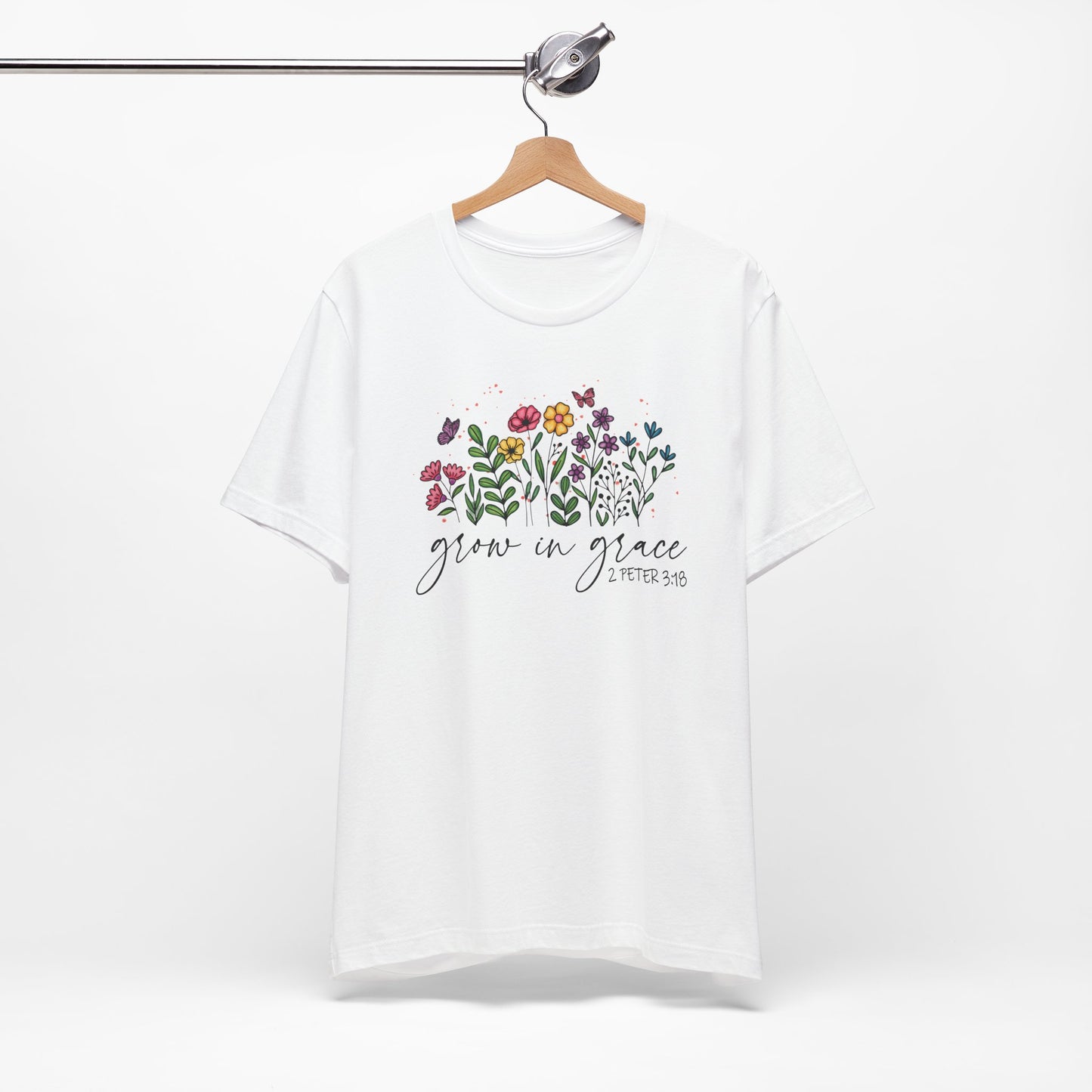 Floral Tee - Grow in Grace Women's T-Shirt