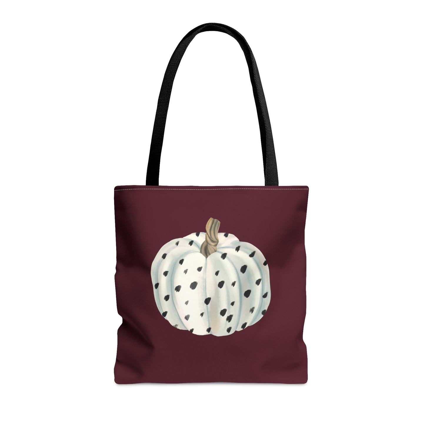 Polka Dot Pumpkin Tote