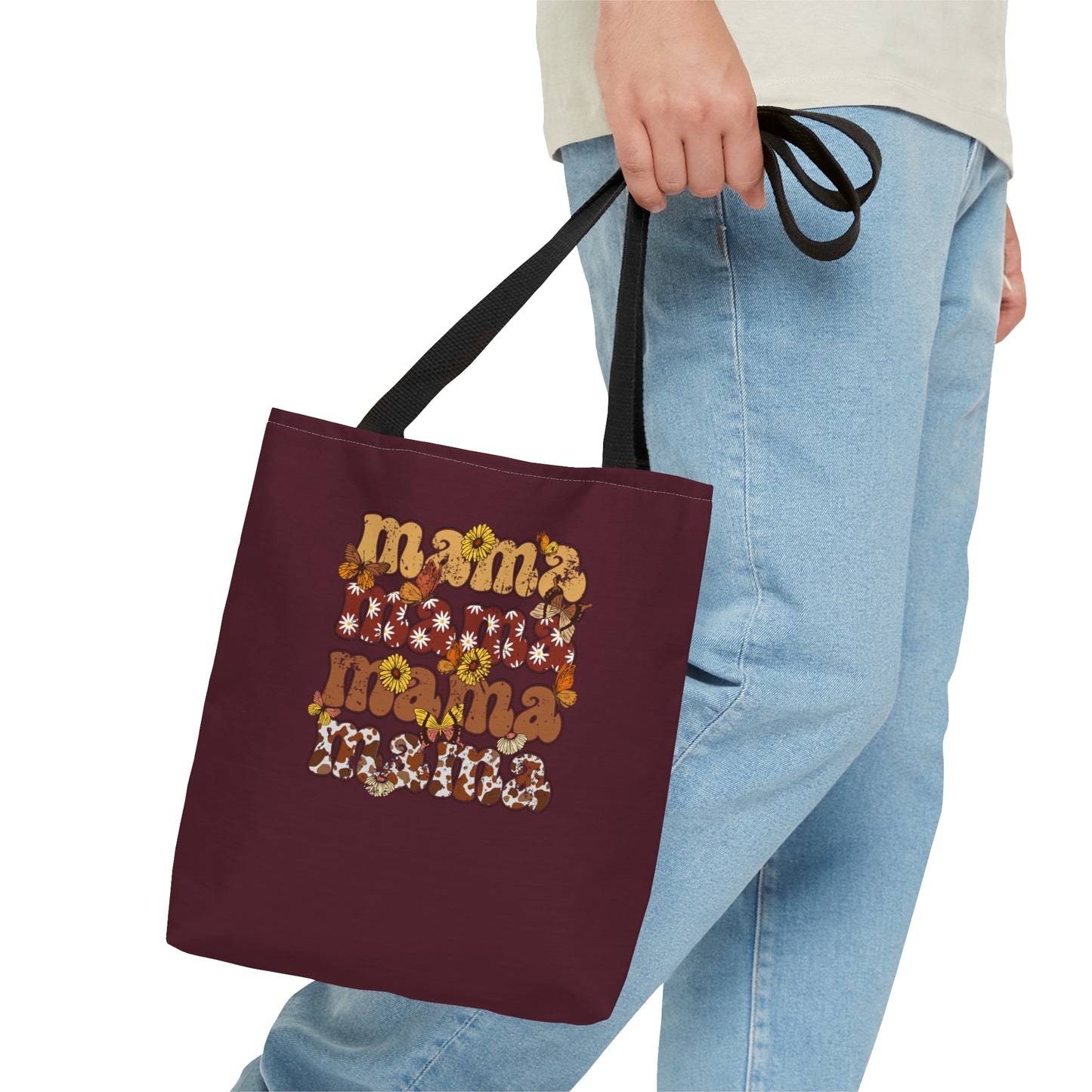 Retro Floral Mama Tote