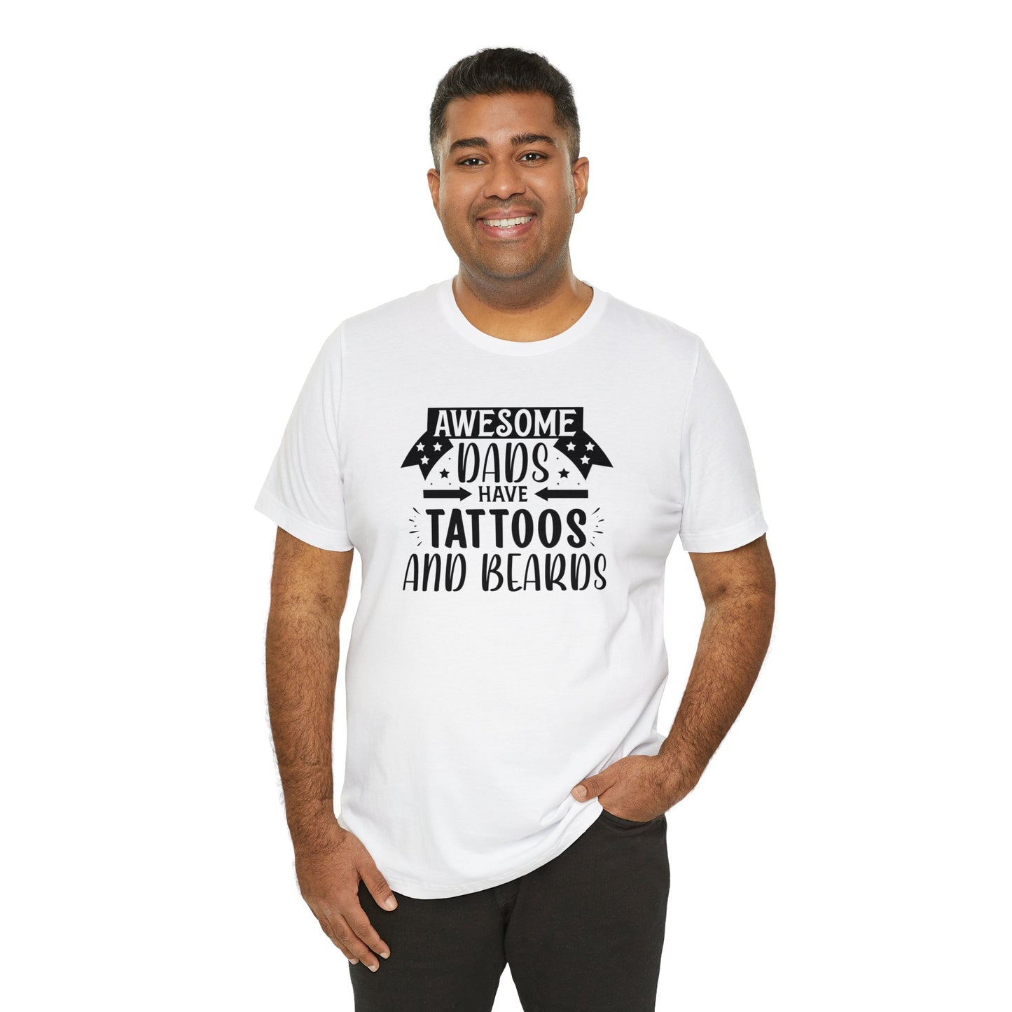 Beard and Tattoo Dad Tshirt