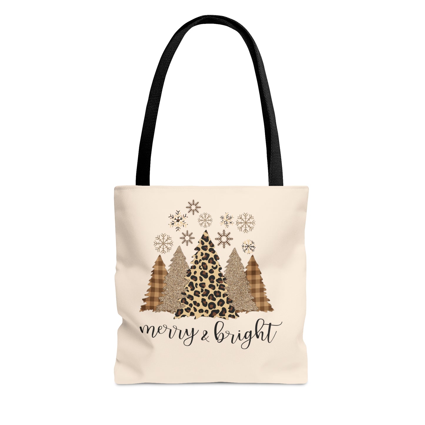 Leopard Print Trees Tote Bag