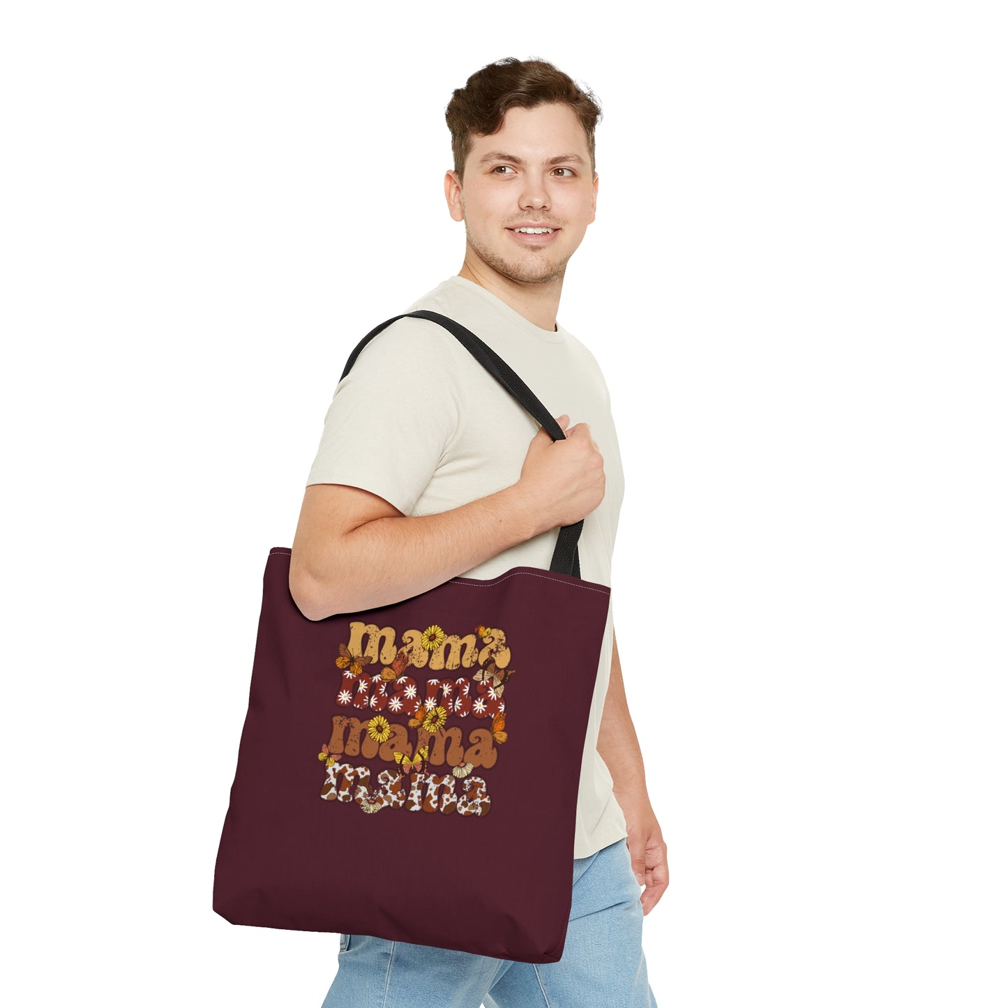 Retro Floral Mama Tote