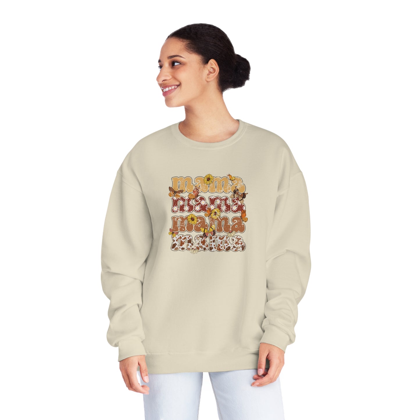 Retro Floral Mama Sweater