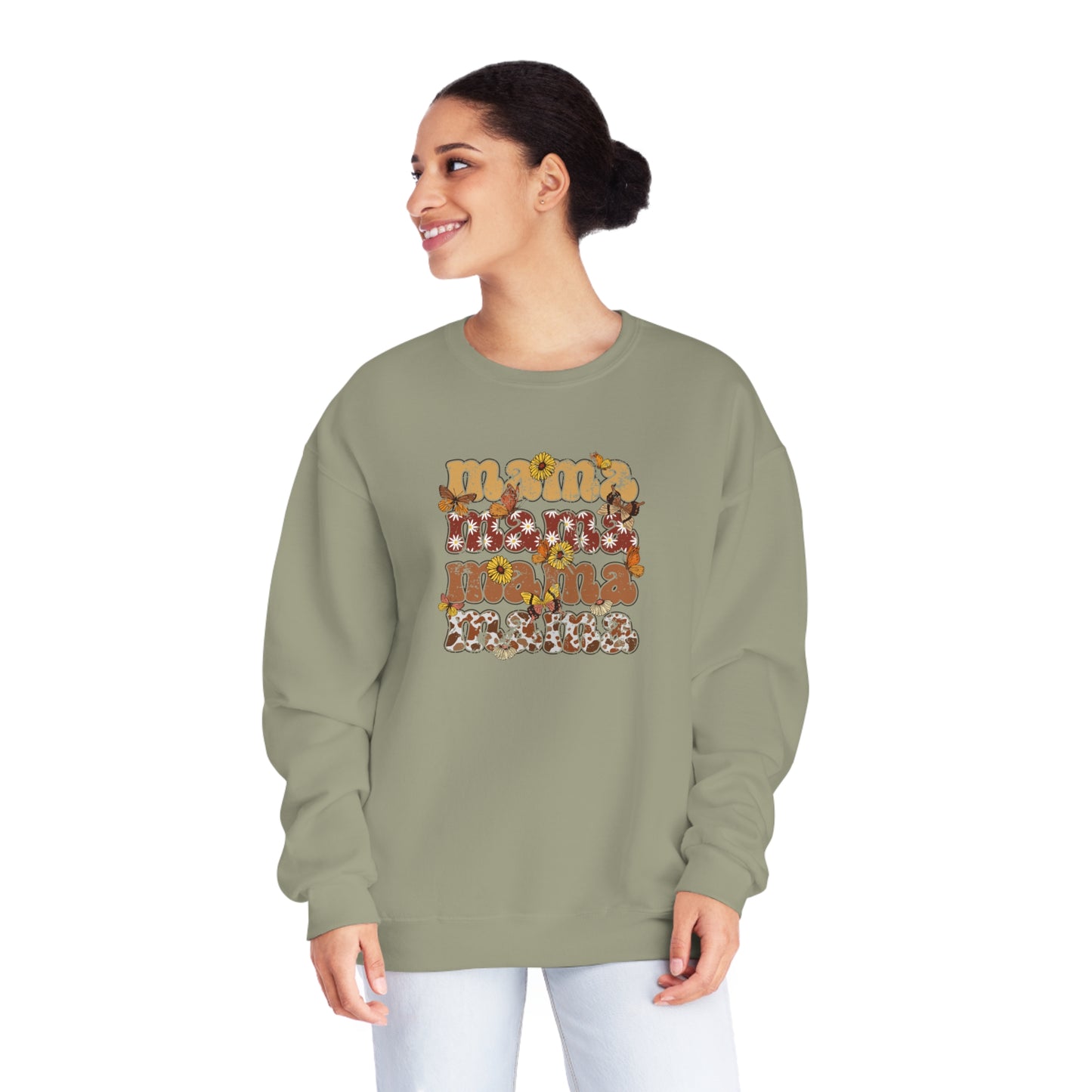 Retro Floral Mama Sweater