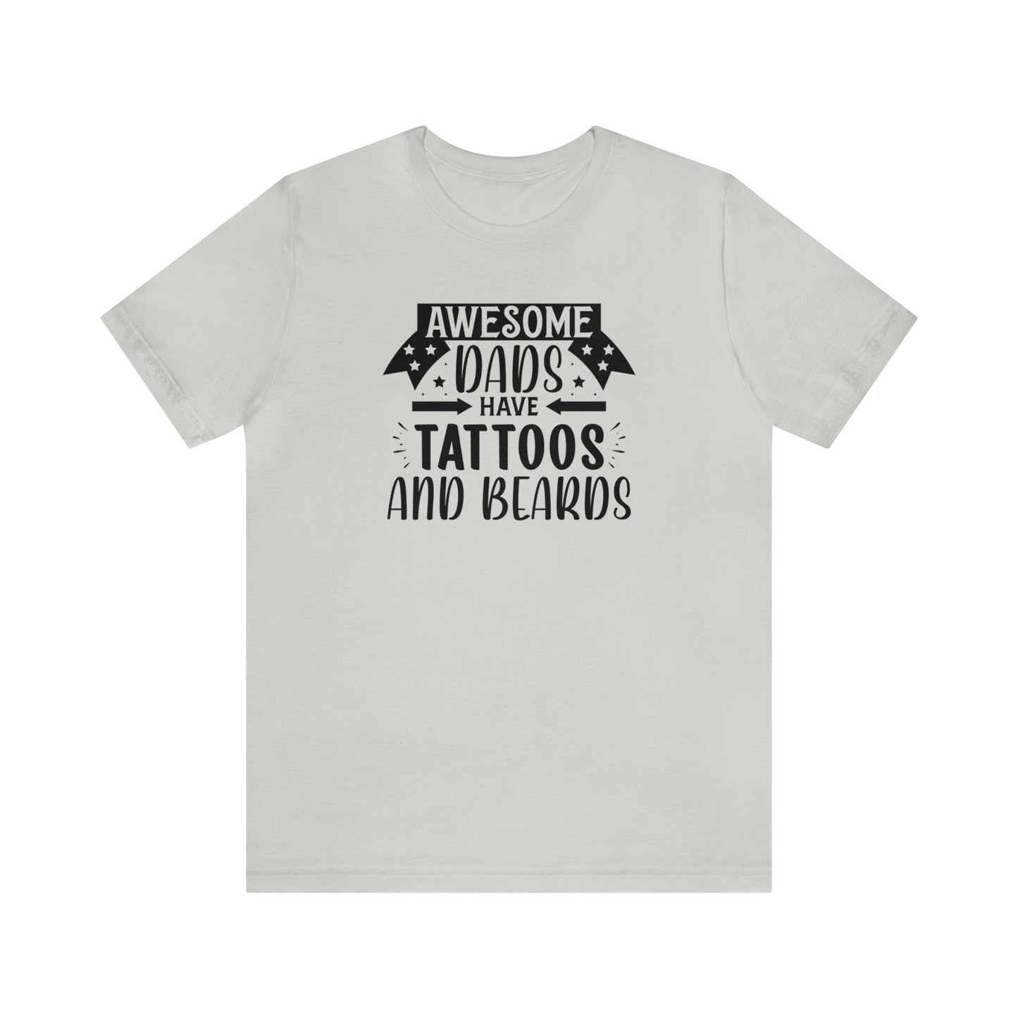 Beard and Tattoo Dad Tshirt