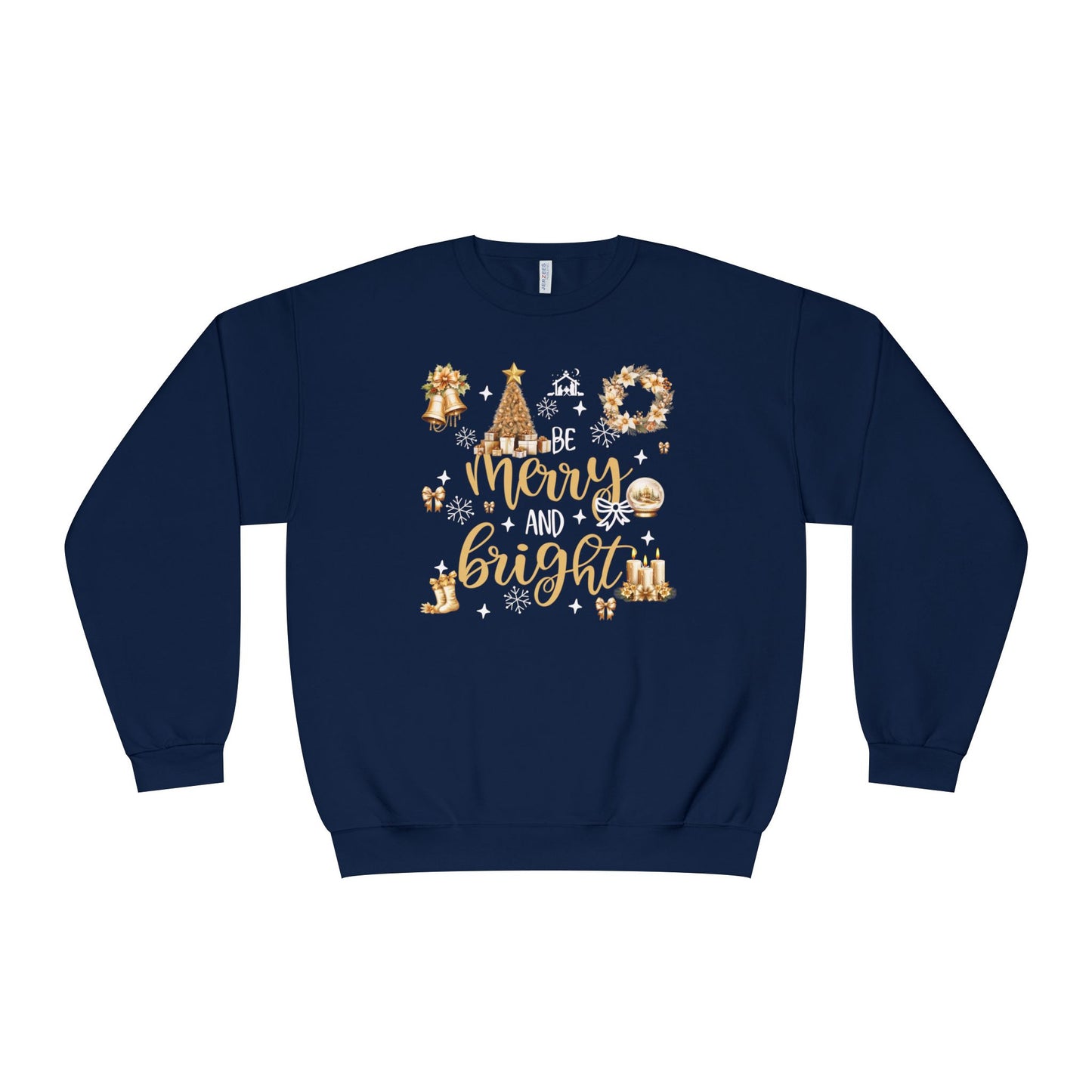 Golden Christmas Sweater