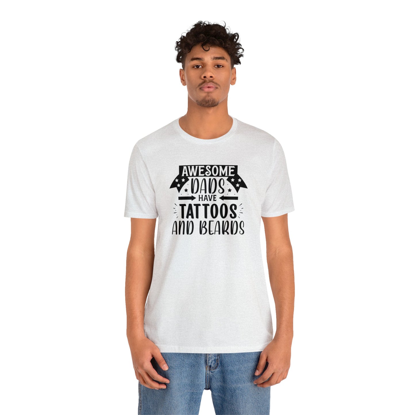 Beard and Tattoo Dad Tshirt