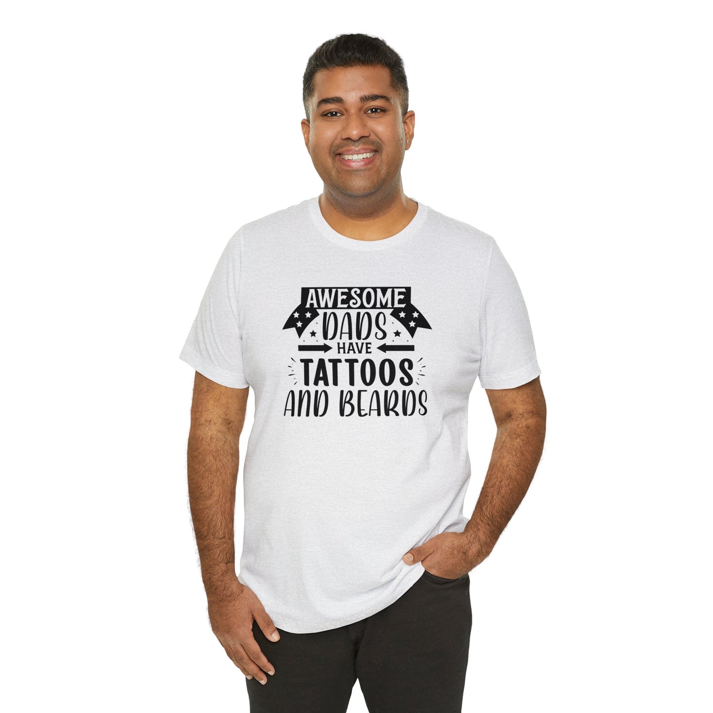 Beard and Tattoo Dad Tshirt