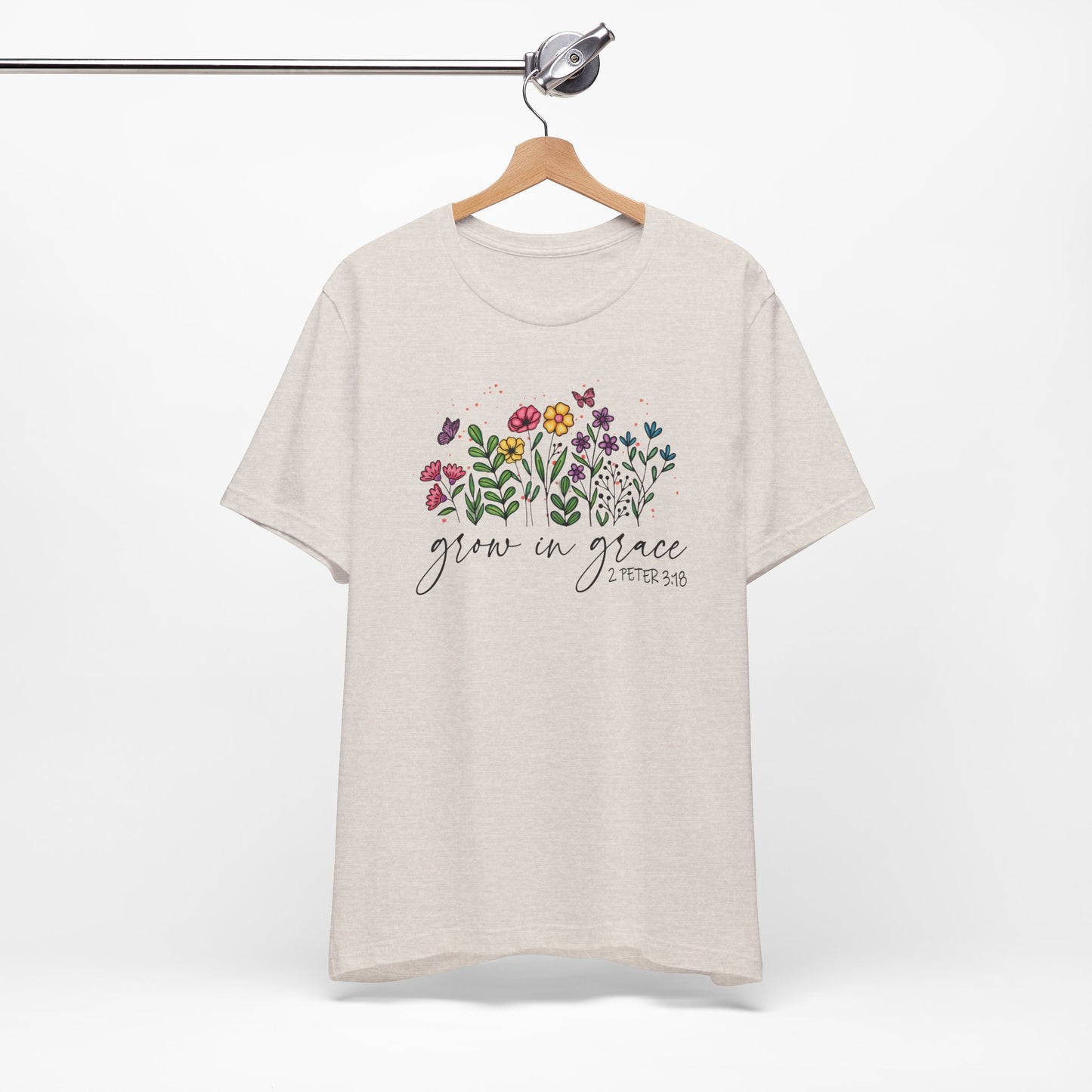 Floral Tee - Grow in Grace Women's T-Shirt