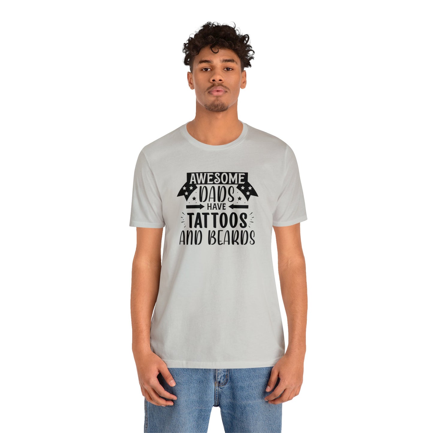 Beard and Tattoo Dad Tshirt