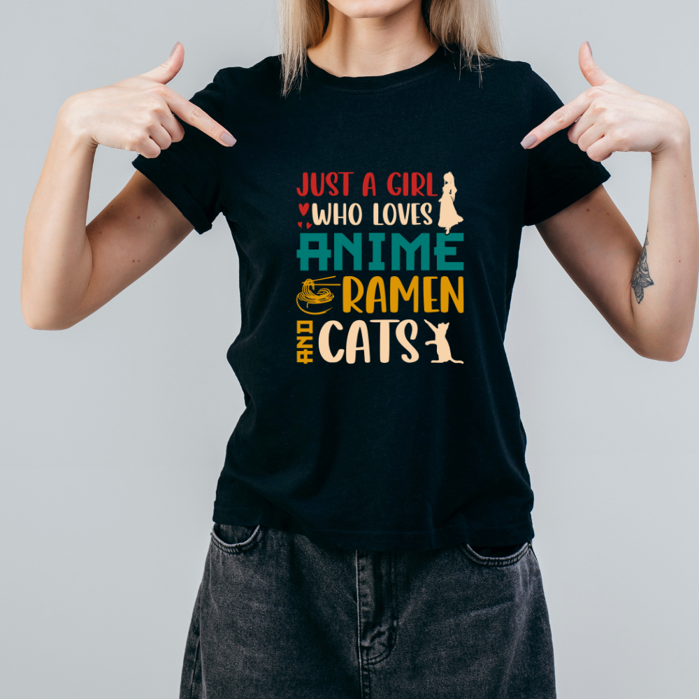 Luv Anime and Cats T-Shirt