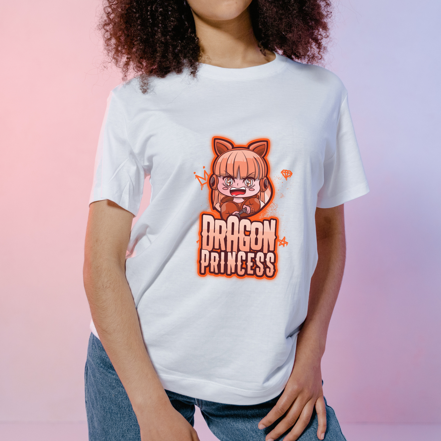 Dragon Chibi Anime T-Shirt (Princess)