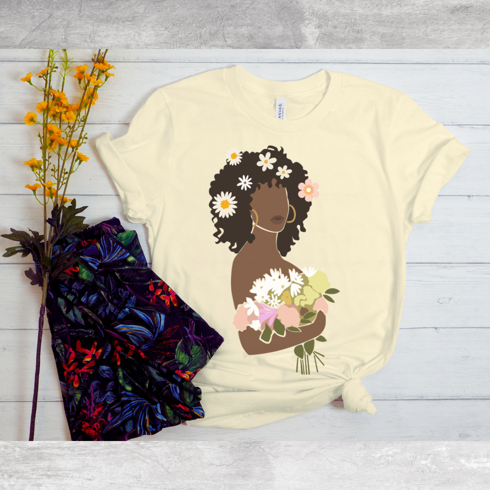 Floral Beauties - Short and Curly