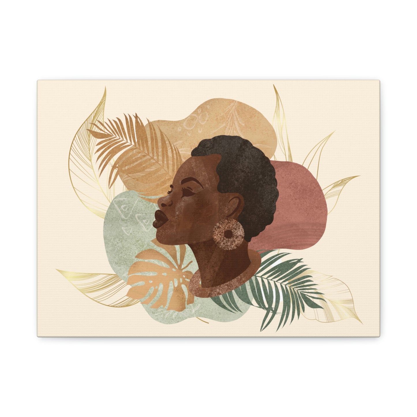 Melanin Beauty Canvas Gallery Wraps | Short & Sexy