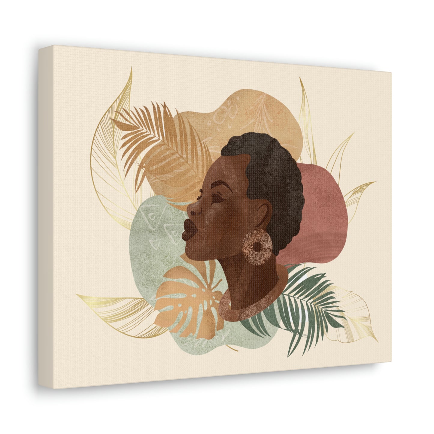 Melanin Beauty Canvas Gallery Wraps | Short & Sexy
