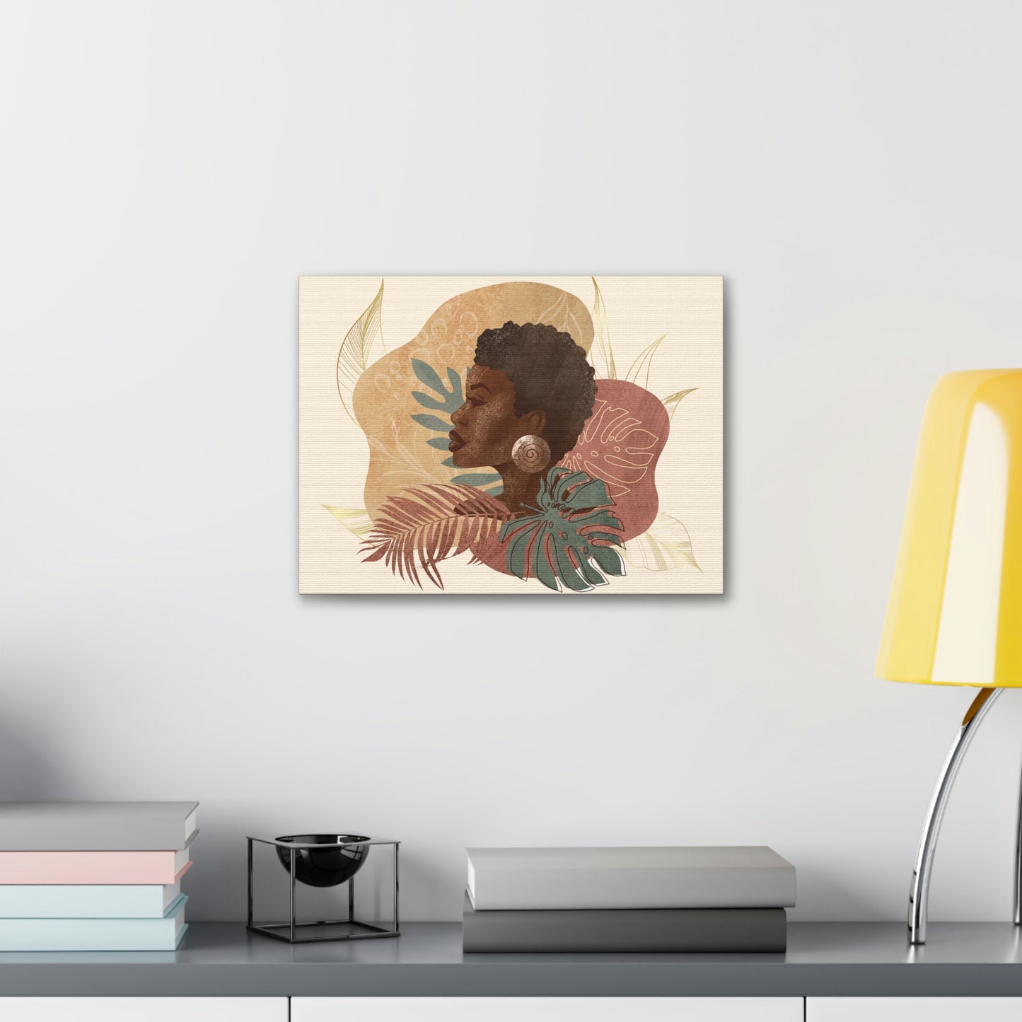 Melanin Beauty Canvas Gallery Wraps | Short & Sophisticated