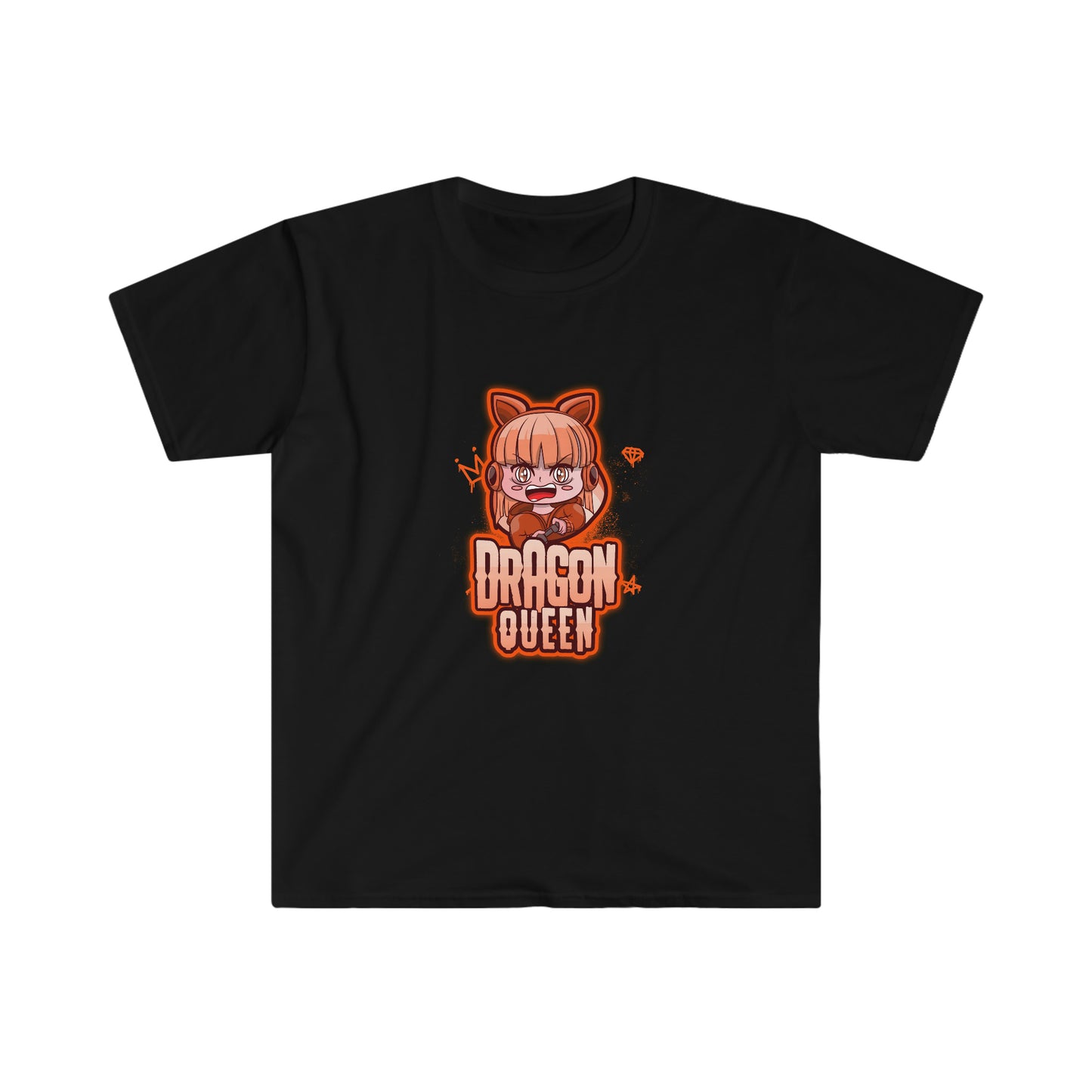 Dragon Chibi Anime T-Shirt (Queen)