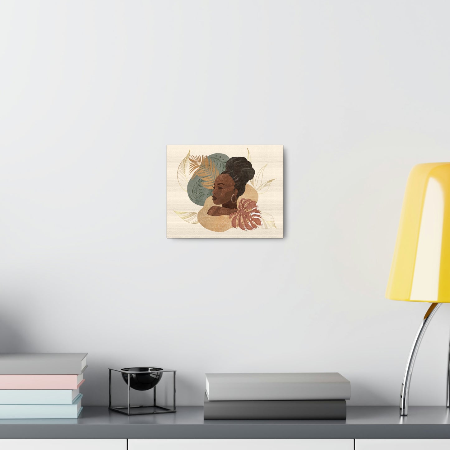 Melanin Beauty Canvas Gallery Wraps | High Bun