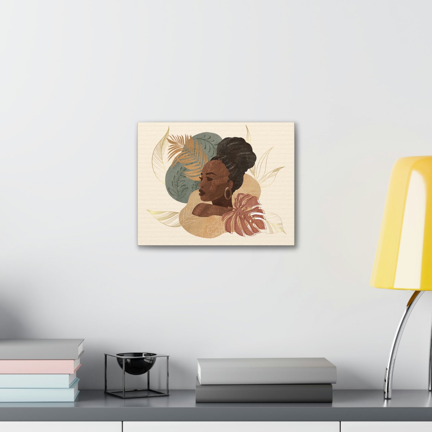 Melanin Beauty Canvas Gallery Wraps | High Bun