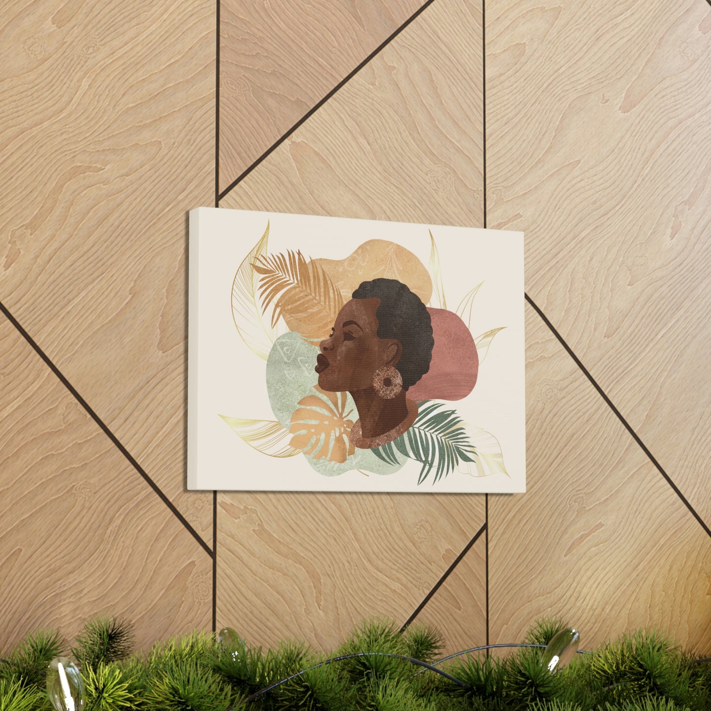 Melanin Beauty Canvas Gallery Wraps | Short & Sexy
