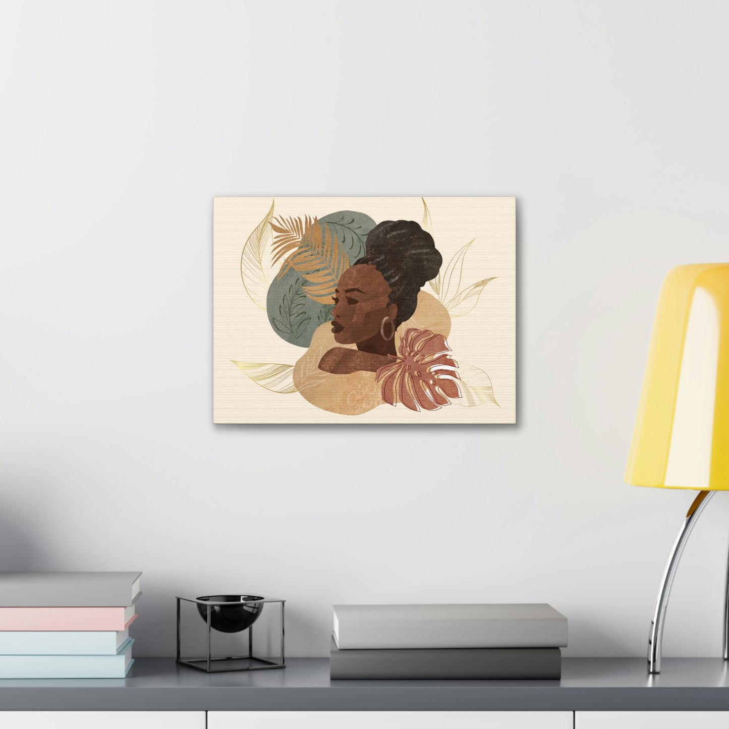 Melanin Beauty Canvas Gallery Wraps | High Bun