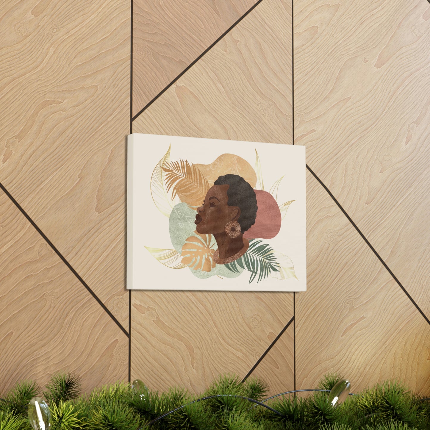 Melanin Beauty Canvas Gallery Wraps | Short & Sexy