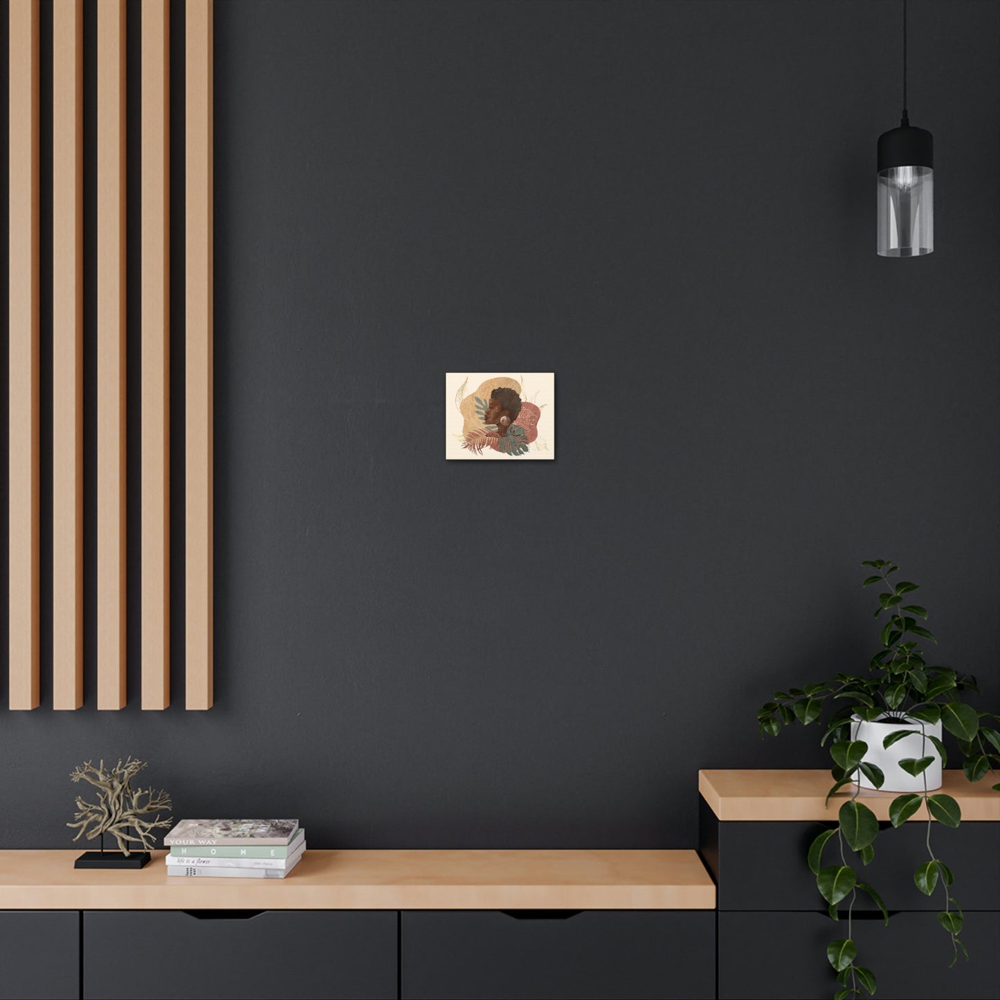 Melanin Beauty Canvas Gallery Wraps | Short & Sophisticated