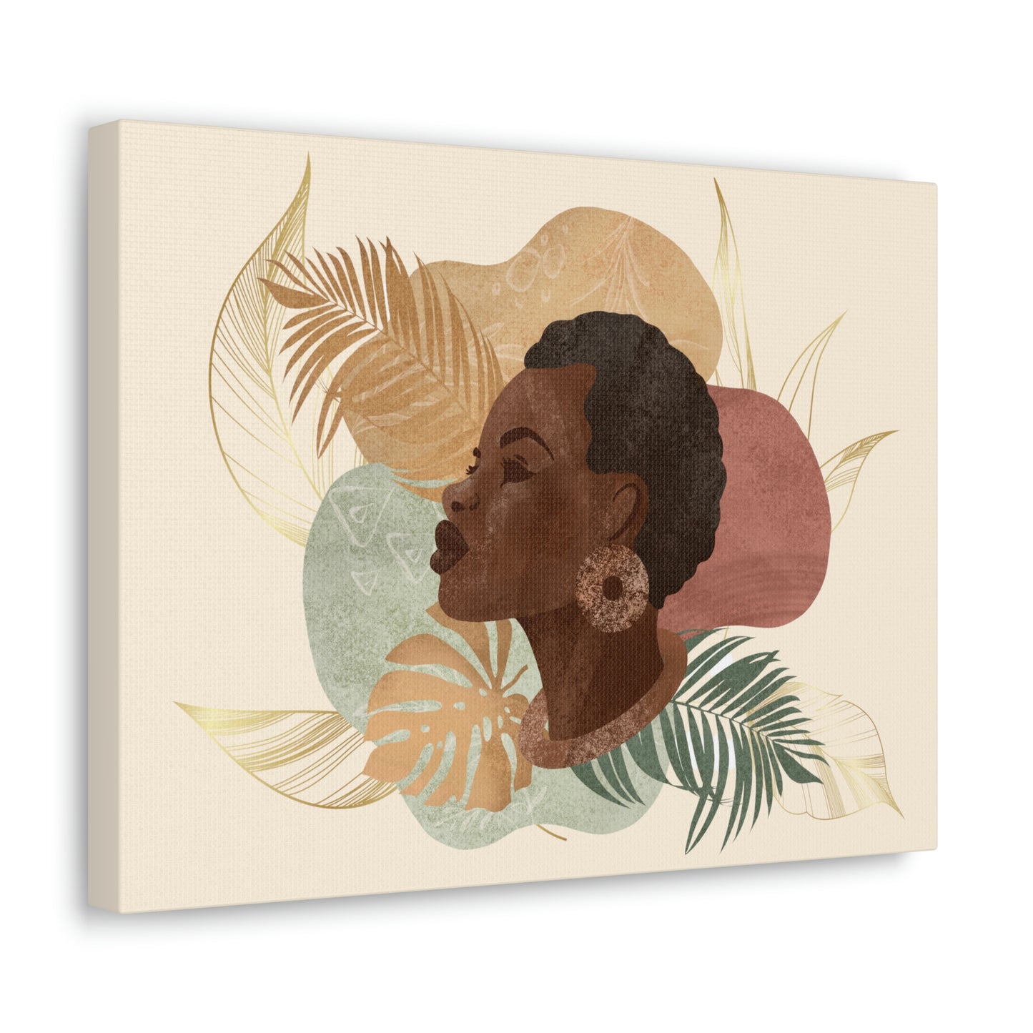 Melanin Beauty Canvas Gallery Wraps | Short & Sexy