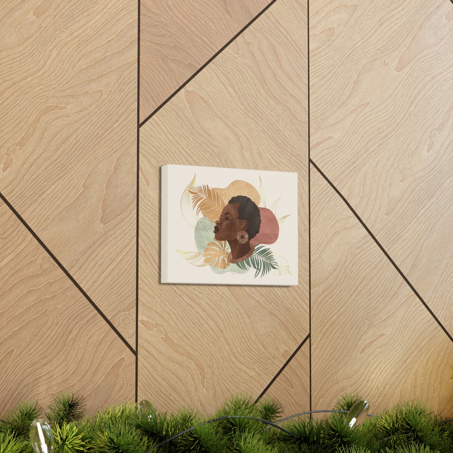 Melanin Beauty Canvas Gallery Wraps | Short & Sexy