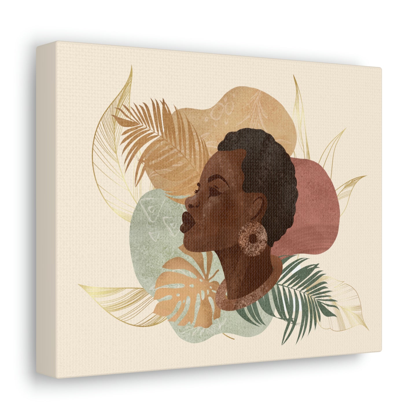 Melanin Beauty Canvas Gallery Wraps | Short & Sexy