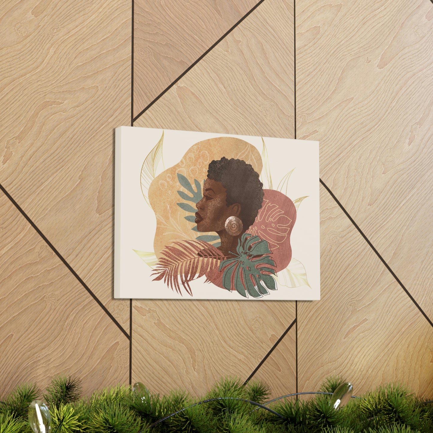 Melanin Beauty Canvas Gallery Wraps | Short & Sophisticated