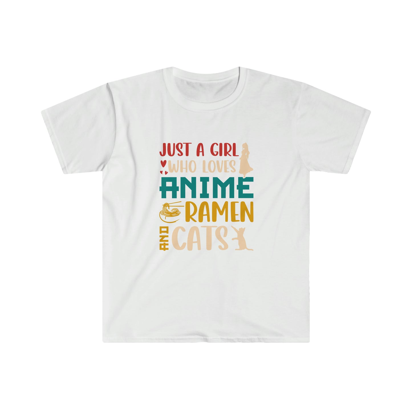Luv Anime and Cats T-Shirt