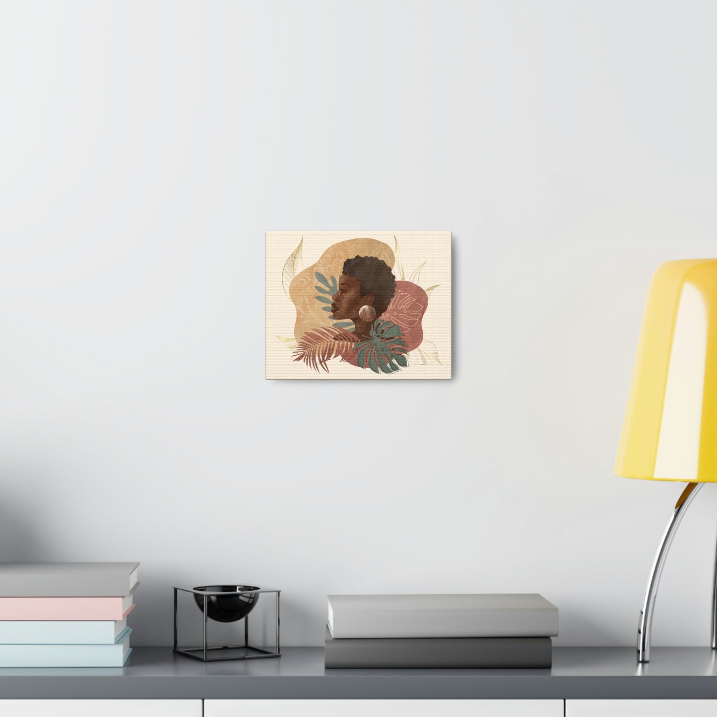 Melanin Beauty Canvas Gallery Wraps | Short & Sophisticated