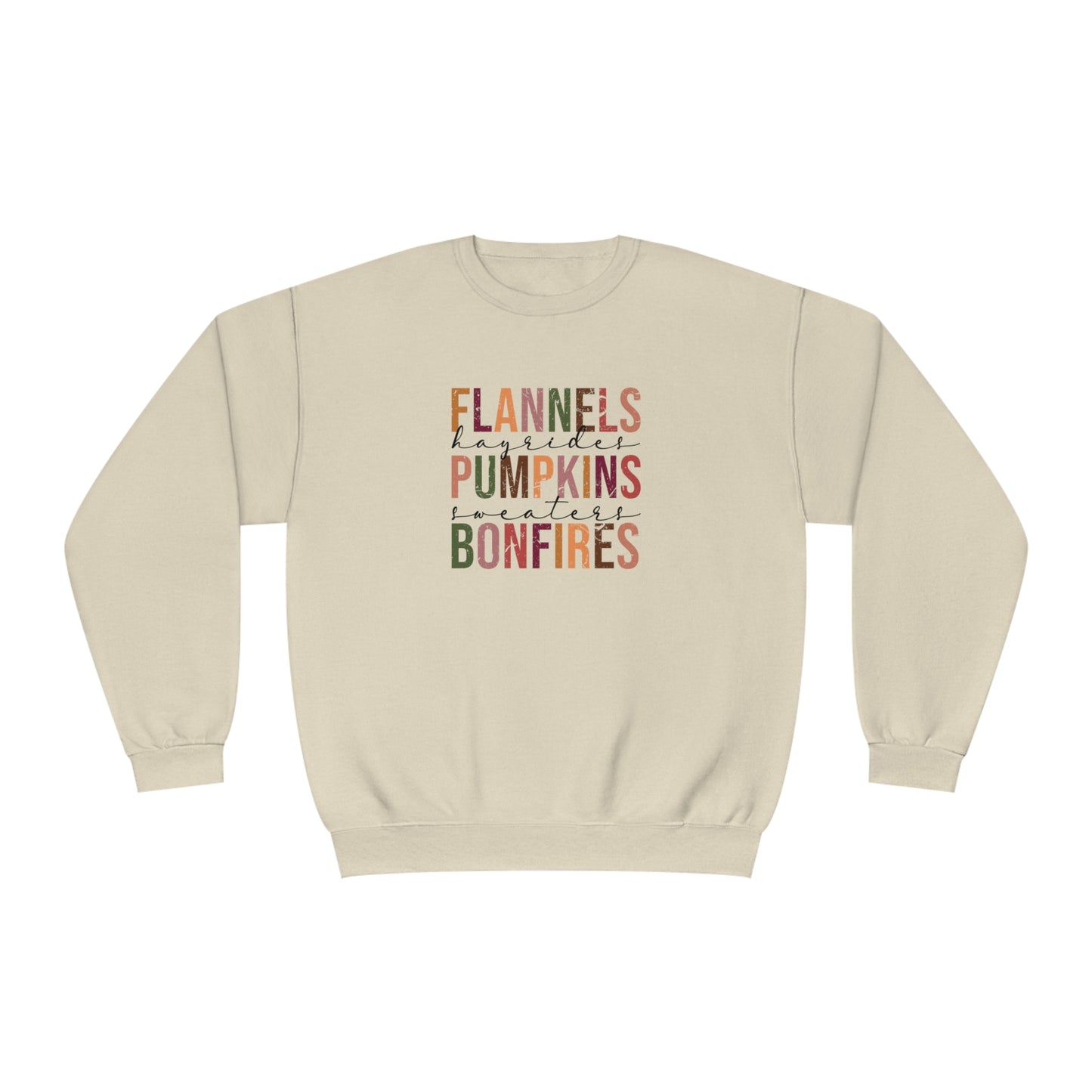 Flannel, Pumpkins and Bonfire Sweater