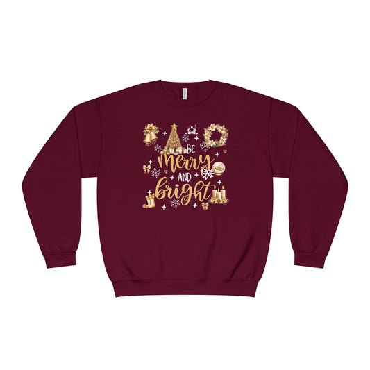 Golden Christmas Sweater