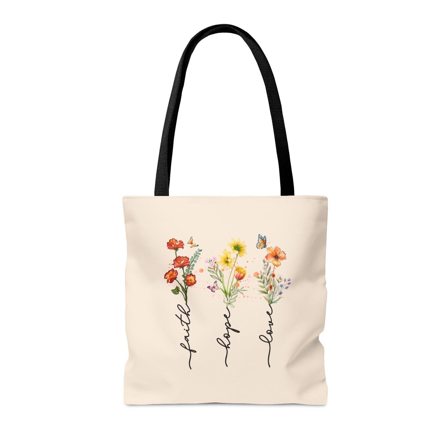 Faith Hope Love Wildflower Tote (FOR POPUPS)