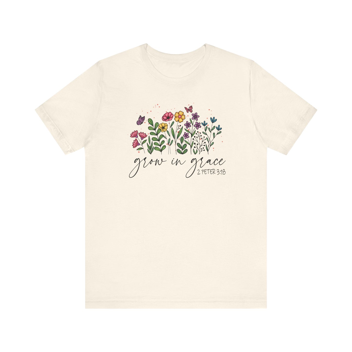 Floral Tee - Grow in Grace Women's T-Shirt
